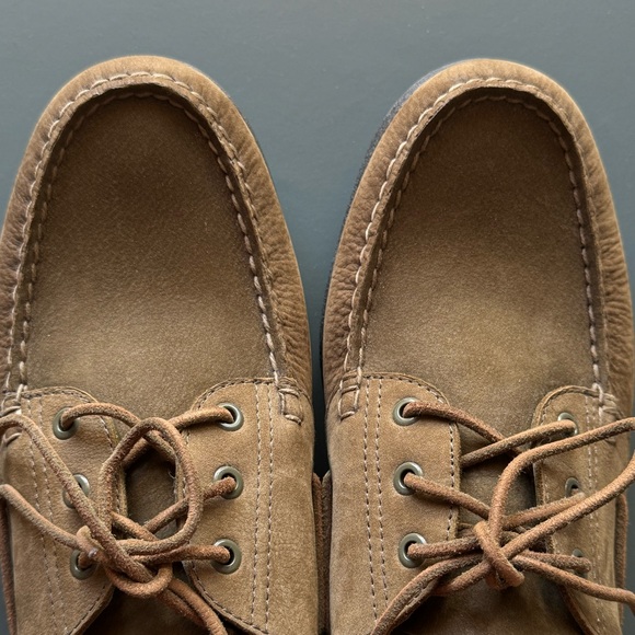 Limited Olive Suede Sperry Top Siders - Picture 2 of 7